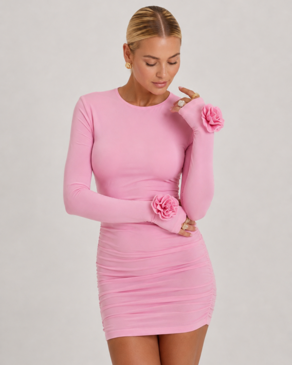 Sukienka Rosé - Pudrowy Róż