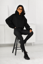 Bluza Cloud - Czarna - obrazek 2