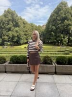 Sweter Sailor Stripe - Brązowy - obrazek 5