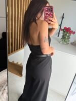 Top Backless Grace - Czarny - obrazek 2