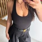 Top Backless Grace - Czarny