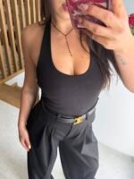 Top Backless Grace - Czarny