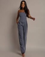 Szary komplet damski Verona Grey | AMARÉ ATELIER
