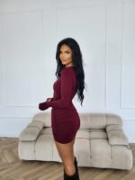 Sukienka Rose – Bordo - obrazek 2