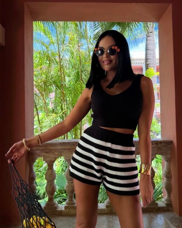 Komplet Marbella - Black & White