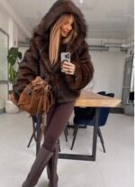 Legginsy Klasyczne – Brąz - obrazek 2
