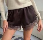 Spodenki Bella Lace- Brązowe - obrazek 2