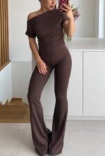 Komplet Mocha Rib- Czekoladowy